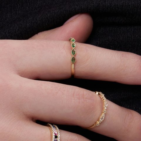 Złoty pierścionek PXC6540Z - Cyrkonia