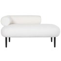 Sofa DKD Home Decor Biały Czarny Metal Scandi 127,5 x 73,5 x 64 cm