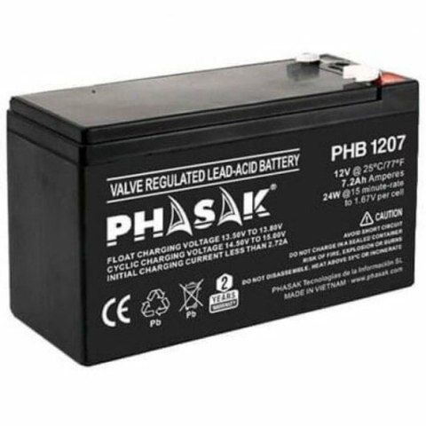 Bateria do Zasilacz awaryjny UPS Phasak PHB 1207 12 V