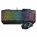 Klawiatura i myszka Gaming Krom Krusher RGB Czarny