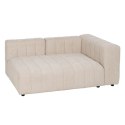 Sofa Beżowy Poliester Żelazo 150 x 100 x 66 cm