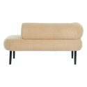 Sofa DKD Home Decor Czarny Beżowy Metal Scandi 127,5 x 73,5 x 64 cm