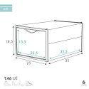 Stackable shoe box Max Home Biały 6 Sztuk polipropylen ABS 25 x 18,5 x 35 cm