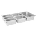 Bemar wodny podgrzewacz wolnostojący z kranem 6 x GN 150mm 55L Royal Catering