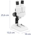 Mikroskop optyczny stereoskopowy z oświetleniem LED powiększenie 20x