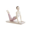 Figurka Dekoracyjna DKD Home Decor Różowy Yoga Scandi 16 x 6 x 13 cm