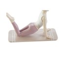 Figurka Dekoracyjna DKD Home Decor Różowy Yoga Scandi 16 x 6 x 13 cm