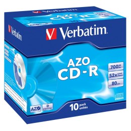 CD-R Verbatim CD-R AZO Crystal 700 MB (10 Sztuk)