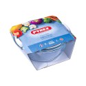 Garnek z Pokrywką Pyrex Essentials Przezroczysty 2,1 L (3 Sztuk)