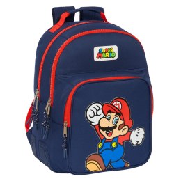 Plecak szkolny Super Mario World Granatowy 32 x 42 x 15 cm