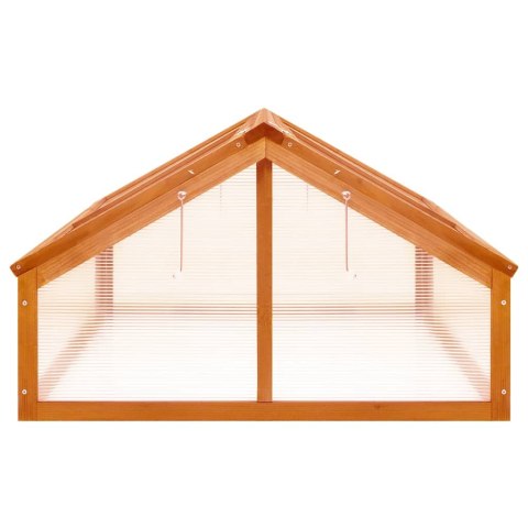 Inspekt, brązowy, 114x80x50 cm, drewno jodłowe