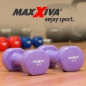 MAXXIVA Zestaw hantli winylowych 2 x 2 kg, fioletowy