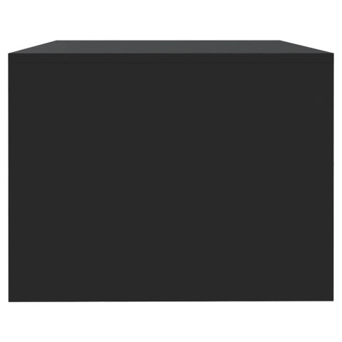 Stolik kawowy, czarny, 102x55x42 cm, materiał drewnopochodny