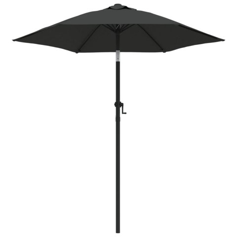Parasol, antracytowy, 200x224 cm, aluminium