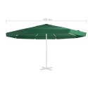 Pokrycie do parasola ogrodowego, zielone, 500 cm
