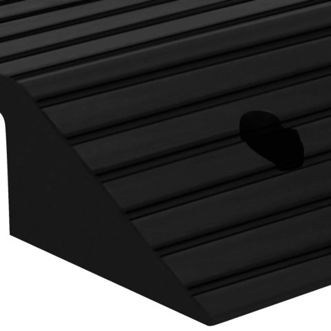 Progowe mostki przejazdowe, 2 szt., 80x40x8 cm, gumowe Progowe mostki przejazdowe, 2 szt., 80x40x8 cm, gumowe