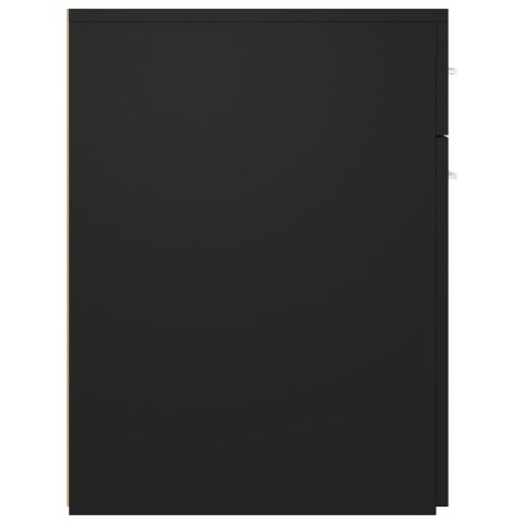 Szafka apteczna, czarna, 20x45,5x60 cm, materiał drewnopochodny