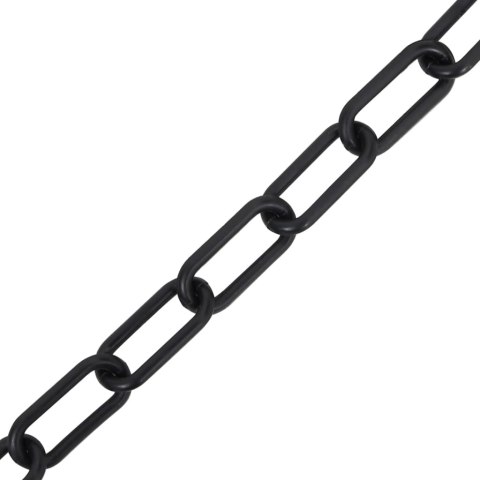 Łańcuch ostrzegawczy, czarny, 100 m, Ø6 mm, plastikowy Łańcuch ostrzegawczy, czarny, 100 m, Ø6 mm, plastikowy