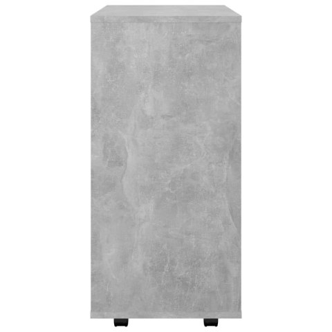 Szafka na kółkach, szarość betonu, 60x35x75 cm