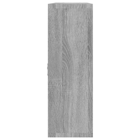 Wisząca półka z 8 przegrodami, szary dąb sonoma