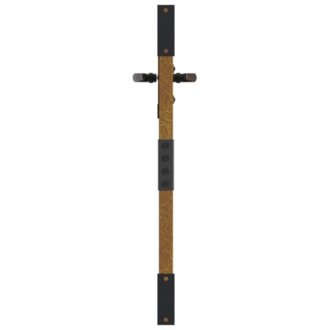 Furtka ogrodowa, 85x100 cm, stal kortenowska, motyw drzewa