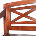 Krzesła Batavia, 2 szt., ciemnobrązowe, lite drewno mahoniowe
