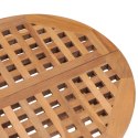 Składany stolik ogrodowy, 50x50x50 cm, lite drewno tekowe
