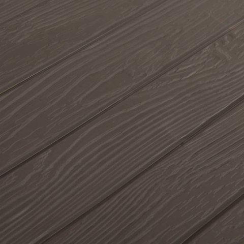 Skrzynia ogrodowa, brązowa, 78 x 44 x 55 cm