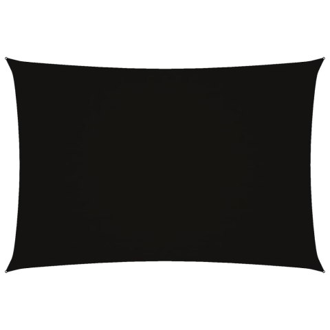 Żagiel ogrodowy, tkanina Oxford, prostokąt 2,5x4,5 m, czarny