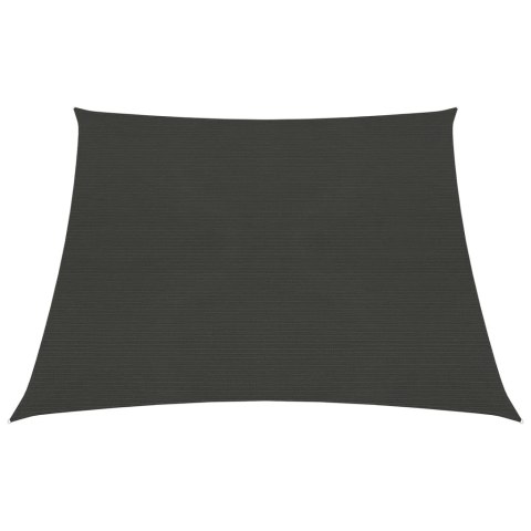 Żagiel przeciwsłoneczny, 160 g/m², antracytowy, 4/5x4 m, HDPE