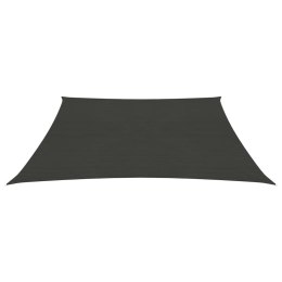 Żagiel przeciwsłoneczny, 160 g/m², antracytowy, 4/5x4 m, HDPE