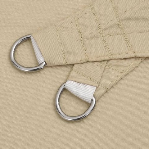 Prostokątny żagiel ogrodowy, tkanina Oxford, 2,5x4 m, beżowy