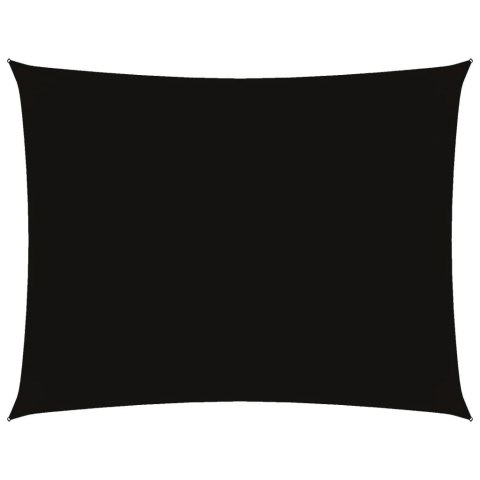 Prostokątny żagiel ogrodowy, tkanina Oxford, 4x5 m, czarny