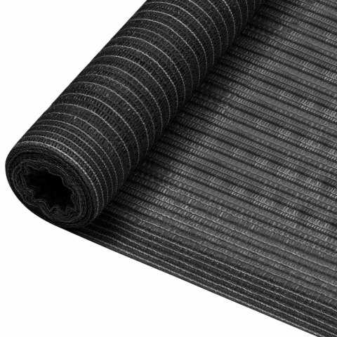 Siatka cieniująca, antracytowa, 1x25 m, HDPE, 150 g/m²