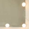 Szafka z lustrem i oświetleniem LED, biała, 91x15x76,5 cm