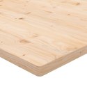 Blat stołu, 100x50x2,5 cm, lite drewno sosnowe, prostokątny