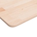 Kwadratowy blat do stolika, 80x80x1,5 cm, surowe drewno dębowe