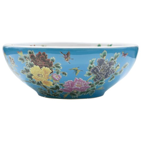 Umywalka nablatowa, kolorowa, okrągła, Φ41x14 cm, ceramiczna Umywalka nablatowa, kolorowa, okrągła, Φ41x14 cm, ceramiczna