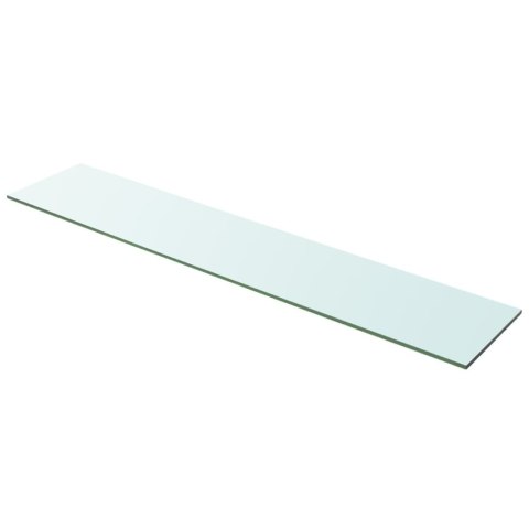 Półki, 2 szt., panel z przezroczystego szkła, 100 x 20 cm Półki, 2 szt., panel z przezroczystego szkła, 100 x 20 cm