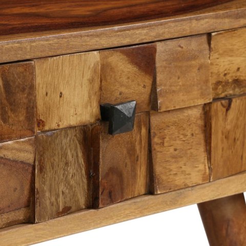 Stolik kawowy z drewna sheesham o miodowym wykończeniu