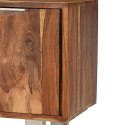 Szafka TV, drewno sheesham, miodowe wykończenie, 118x30x40 cm