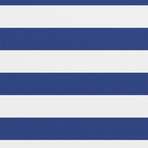 Parawan balkonowy, biało-niebieski, 120x300 cm, tkanina Oxford