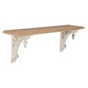 Półki Home ESPRIT Biały Naturalny Drewno świerkowe Drewno MDF 100 x 22 x 32 cm