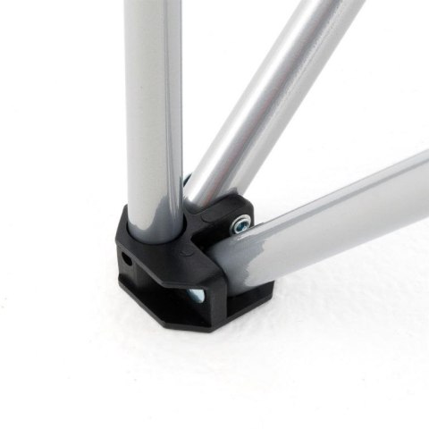 Składane krzesło kempingowe z uchwytem na kubek, czerwone