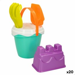 Zestaw zabawek plażowych Colorbaby Ø 14 cm (20 Sztuk)