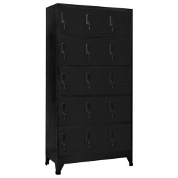 VidaXL Locker Cabinet Black 35.4