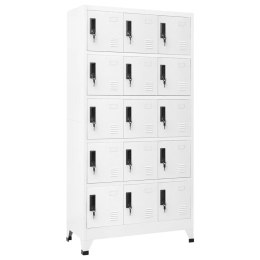 VidaXL Locker Cabinet White 35.4