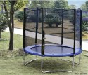 Trampolina ogrodowa z siatką zewnętrzną 244 cm