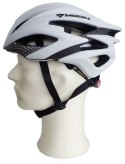 Kask rowerowy rozmiar L - srebrny