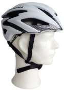 Kask rowerowy rozmiar L - srebrny